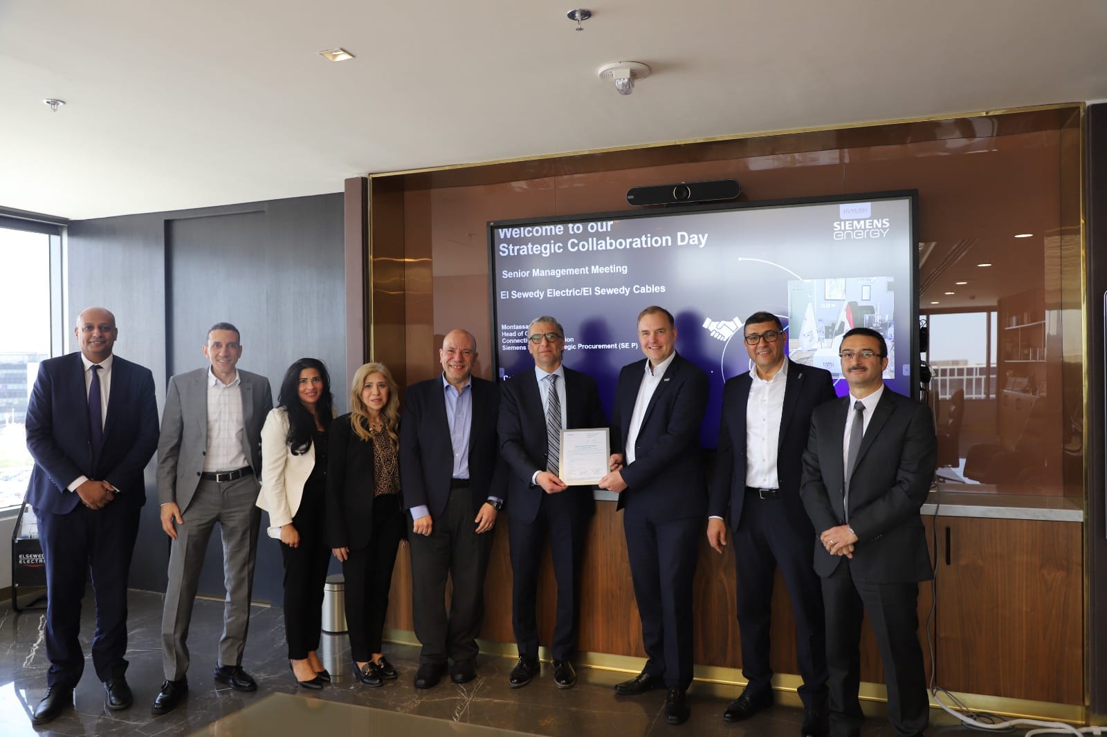 السويدي للكابلات تعقد شراكة استراتيجية إقليمية مع  Siemens Energy 